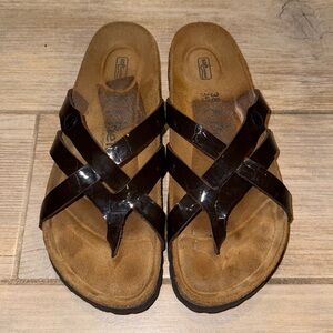 Betula by Birkenstock Vinja Woven Slide Sandal - Women’s Size 38 (7US)